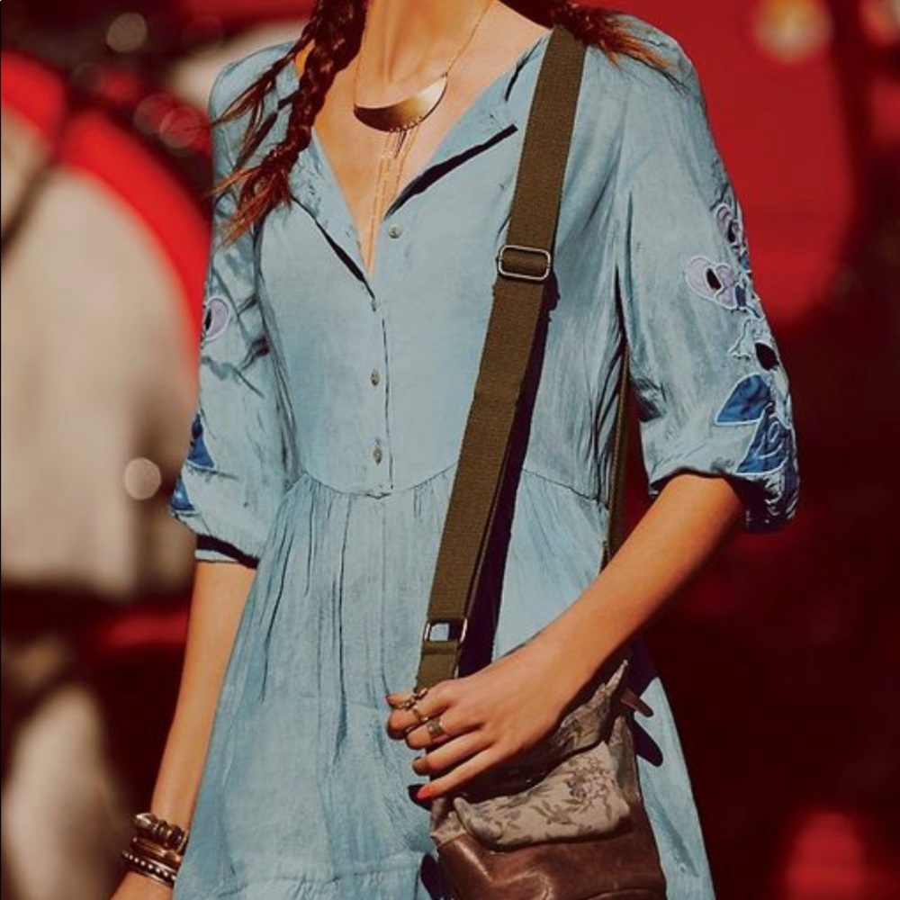 Free People blue dress